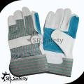 SRSAFETY double palm high quality drilling leather work gloves